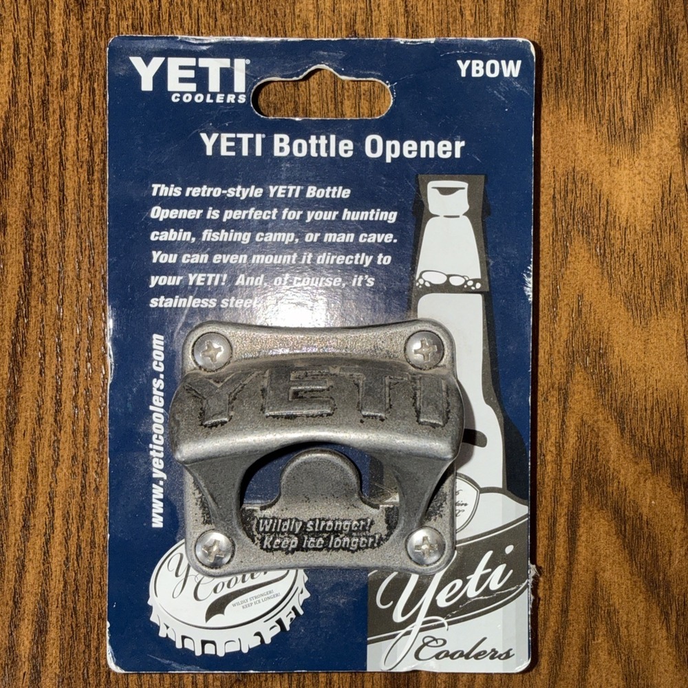 YETI Wall or Cooler Mounted Bottle Opener Retro Style #YBOW
